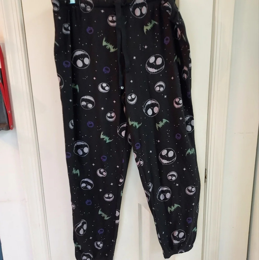 Nightmare Before Christmas Pajama Lounge Joggers Size L (12-14) - Picture 1 of 10